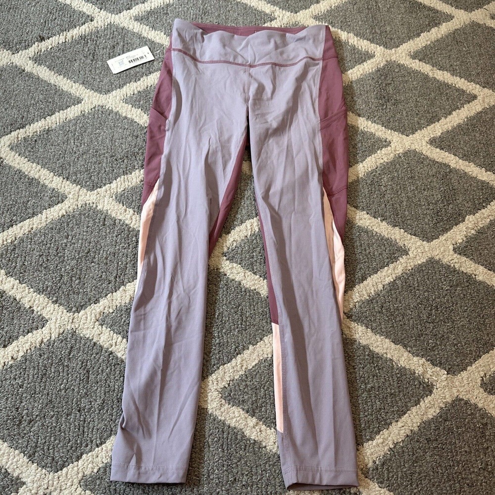 Outdoor Voices Leggings Zoom‎ 7/8 Women's Medium Earl Gray Pinot Cosmo NEW